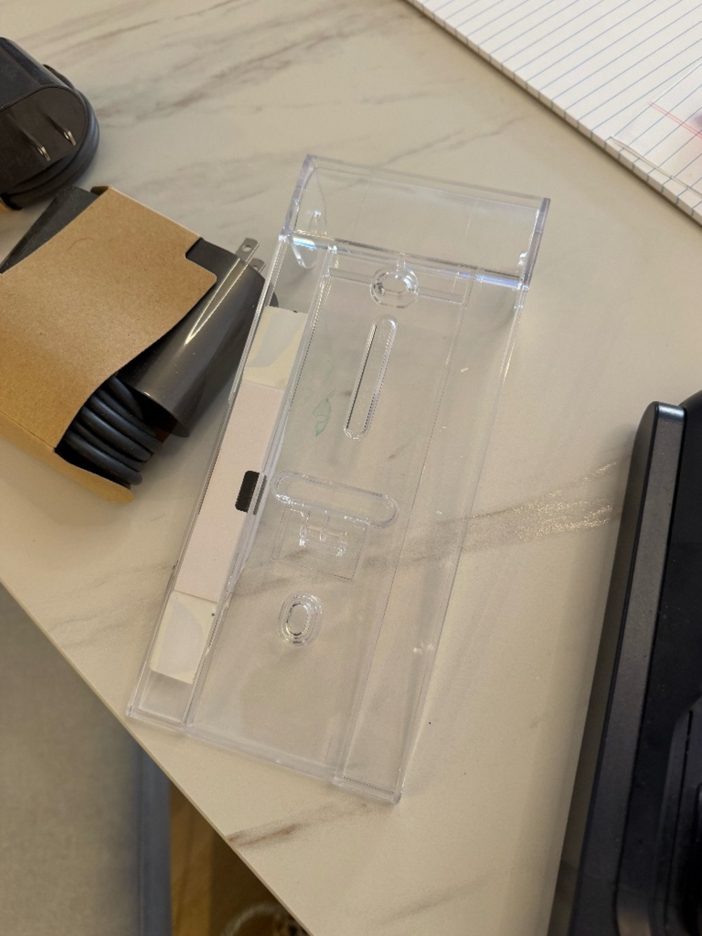 Dyson V7 V8 Clear Wall Dock Backing Plate Replacement Part T112117